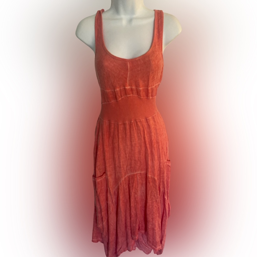 Onzie Coral Tank Midi Dress